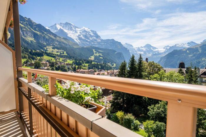 Hotel Jungfraublick Wengen Camera foto