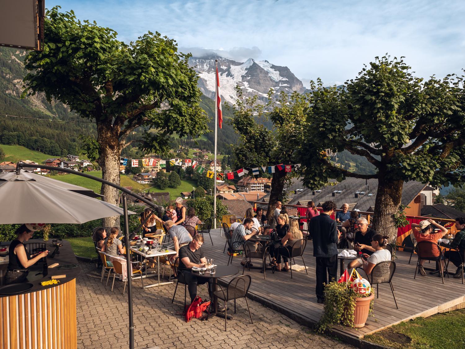 Hotel Jungfraublick Wengen Esterno foto